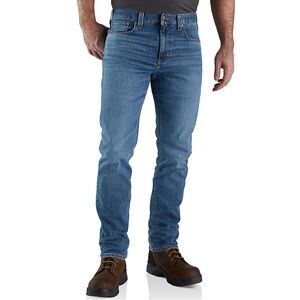 Carhartt rugged flex slim fit tapered leg jean